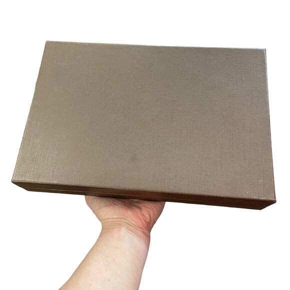 Louis Vuitton Gift Box Small Brown Empty Authentic Storage w/ Tissue Paper READ - Picture 8 of 13